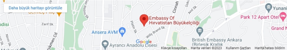 Hırvatistan Ankara Büyükelçiliği