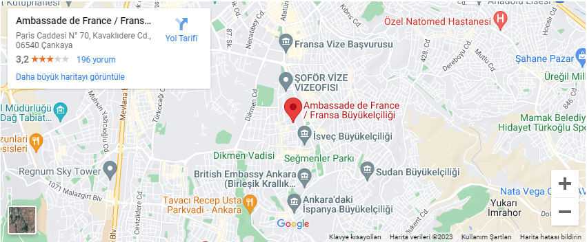 Fransa Büyükelçiliği Ankara